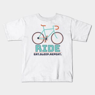 Eat. Ride. Sleep. Repeat | T-shirt For Bike Enthusiasts And Those Who Want To Become One Kids T-Shirt